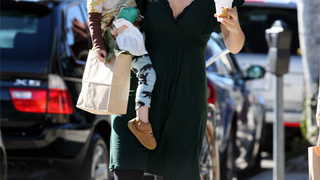 BFFs Maria Bello, Carrie-Anne Moss Take The Boys Out On The Town